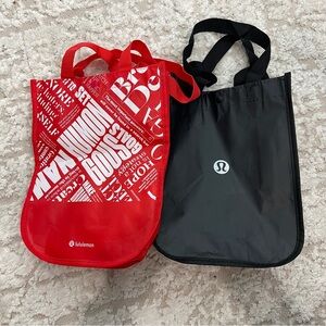 2 Lululemon Reusable Tote Bags